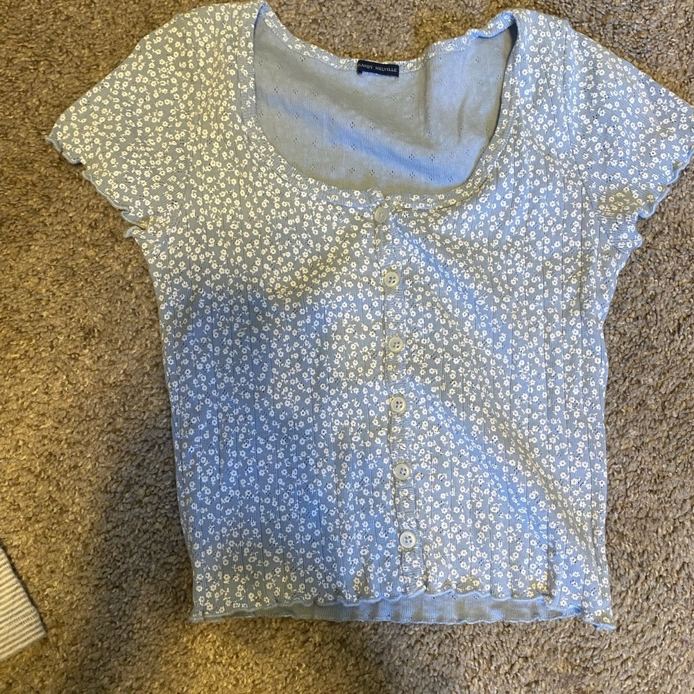 Brandy Melville button down short sleeve